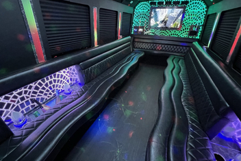 La Habra Limo Bus Interior
