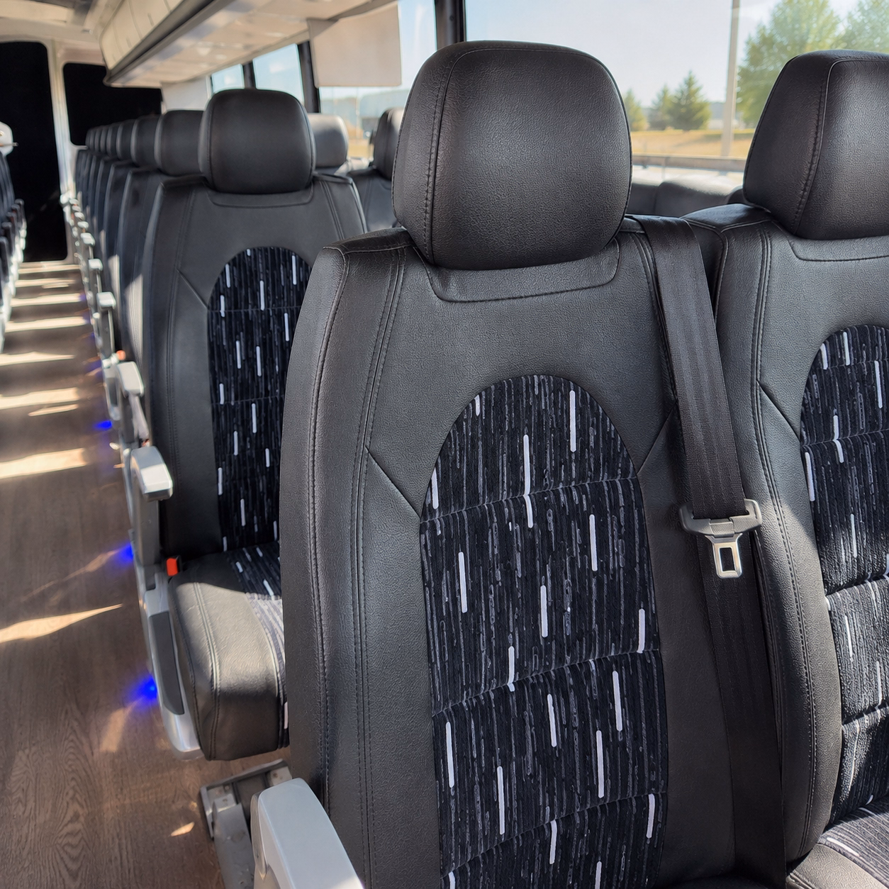 la habra corporate event transportation onboard seating
